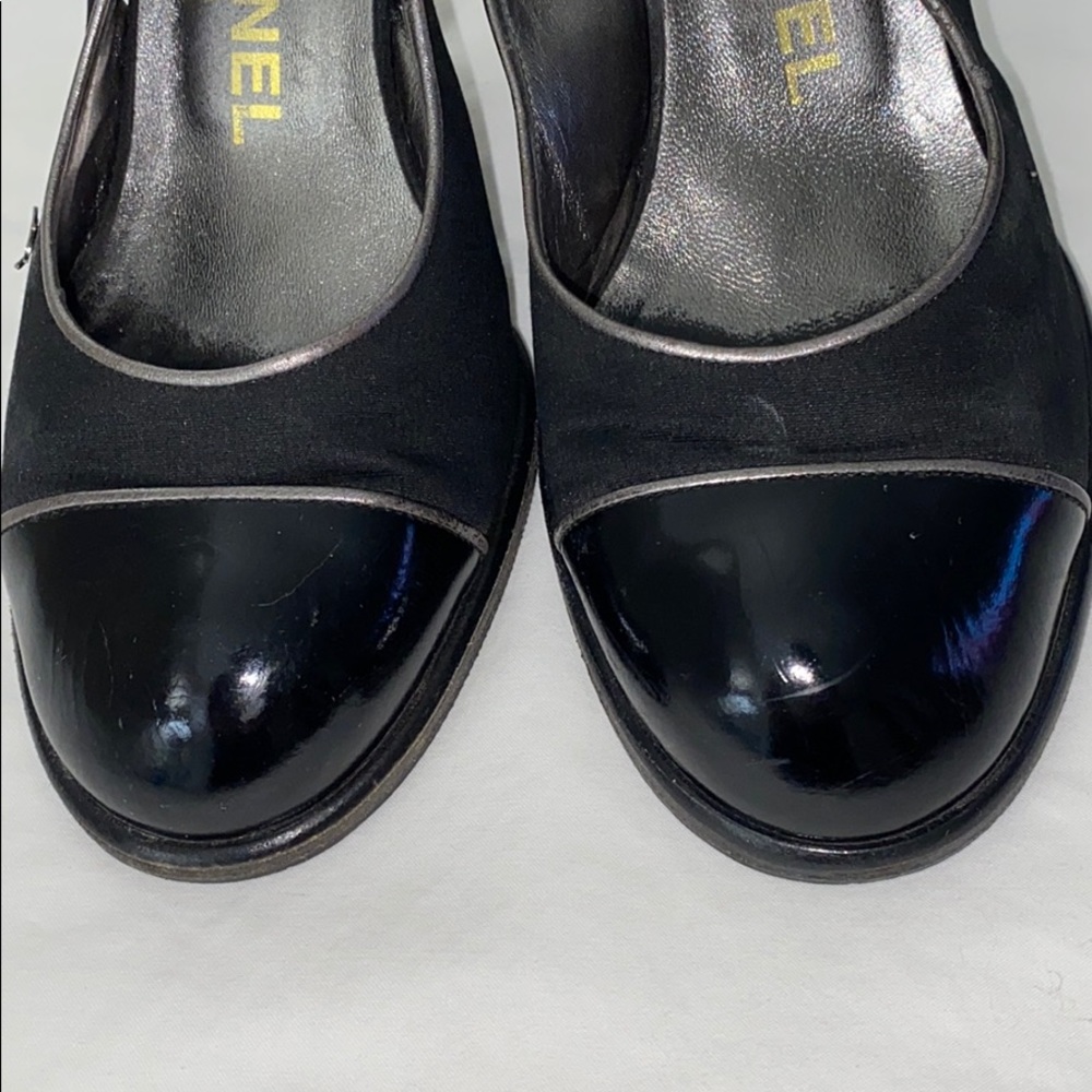Chanel Black Slingback Pumps - Picture 5 of 11